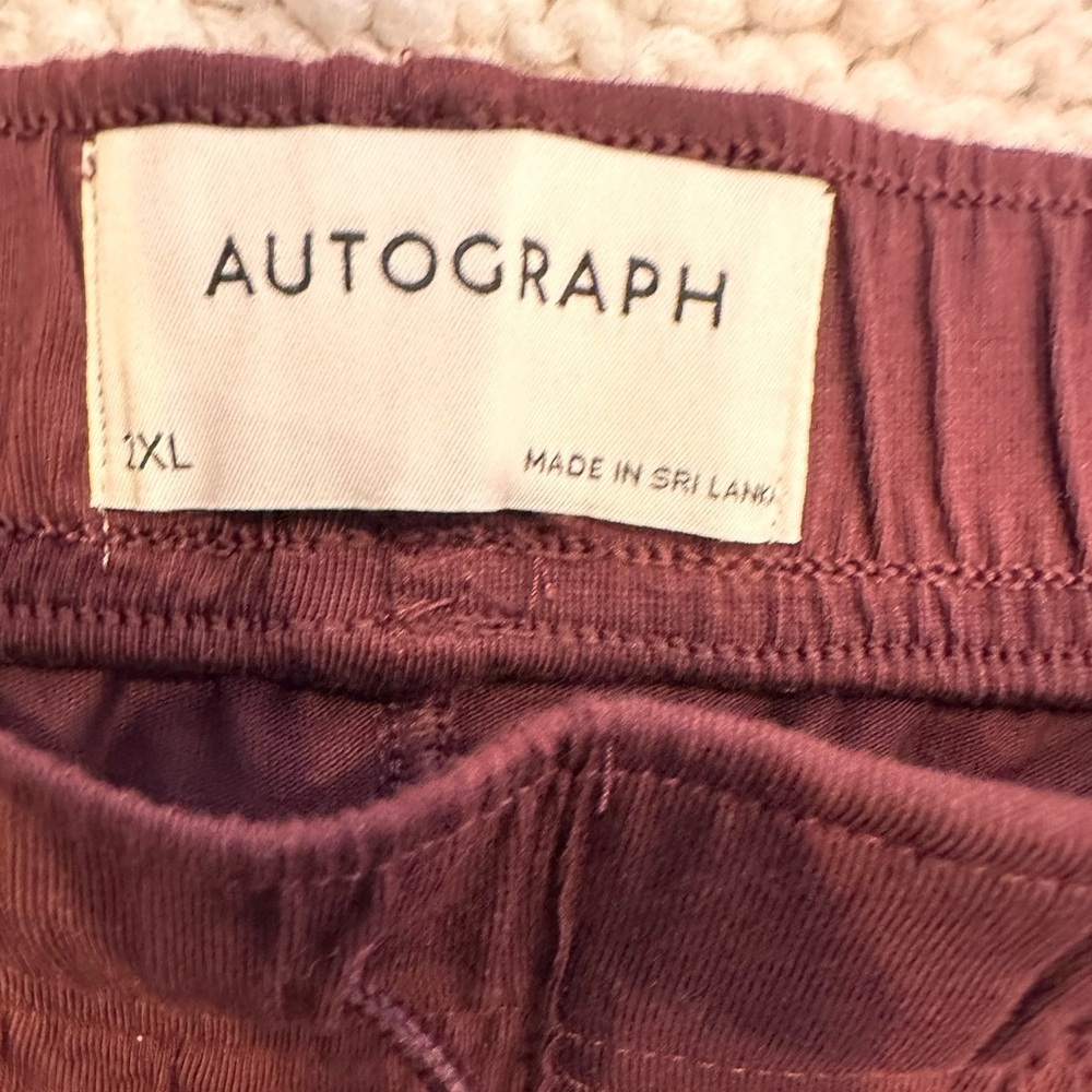 Autograph Burgundy Shorts Men’s 2XL - Picture 2 of 10